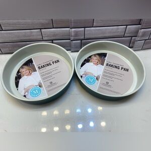 Martha Stewart 🧑‍🍳 ❤️ (2) Non-stick 8” Baking Pan NEW